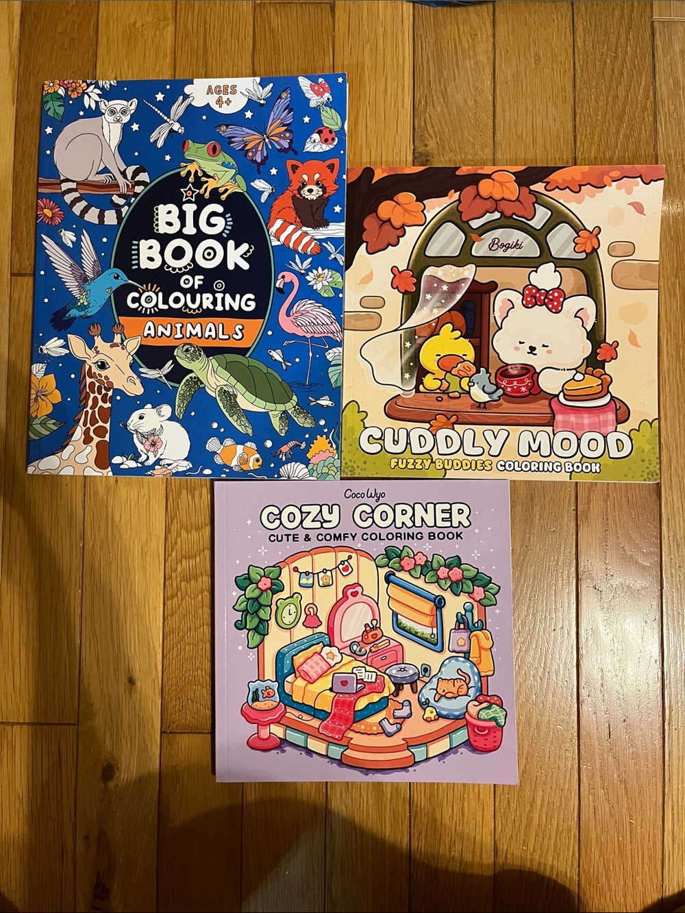 Bundle of three colouring books